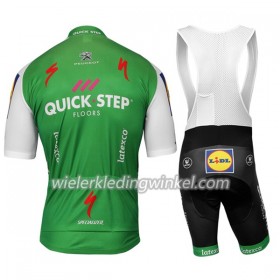 Set Fietsshirt + Korte Koersbroek 2017 Quick-Step Floors N002